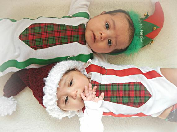 Gift Ideas For Twin Boys
 Items similar to Monogrammed Twin Baby Boys Christmas Neck
