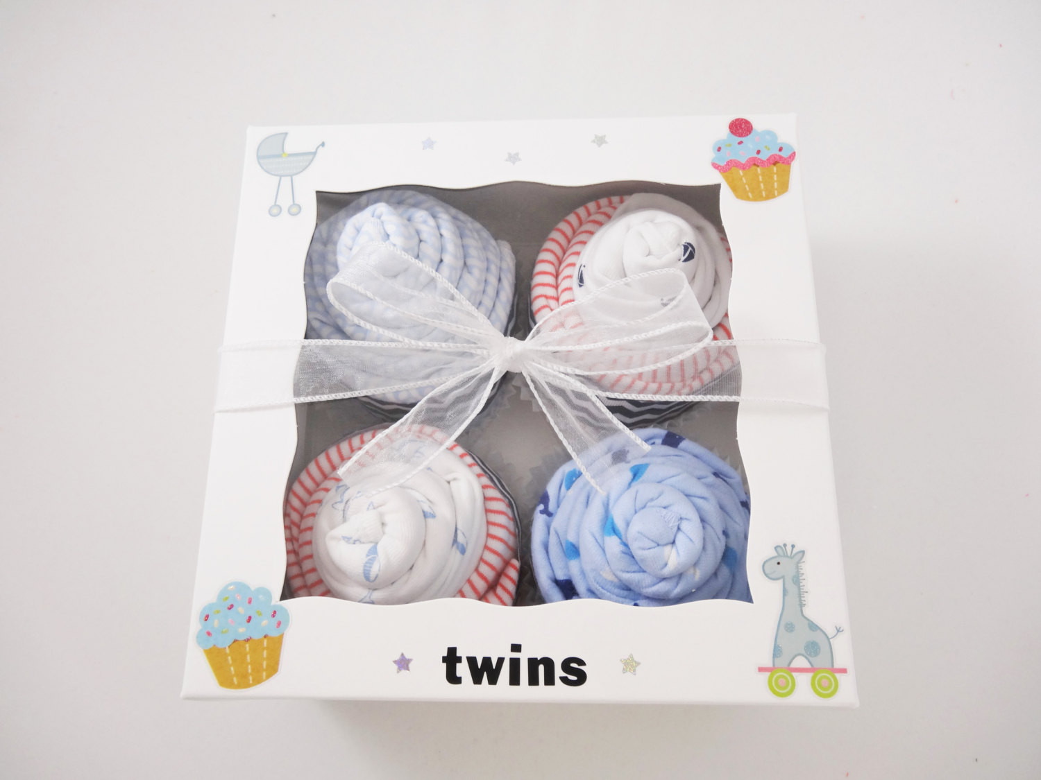 Gift Ideas For Twin Boys
 Twin Boy Baby Gift 12 piece set Nautical Twins Gift