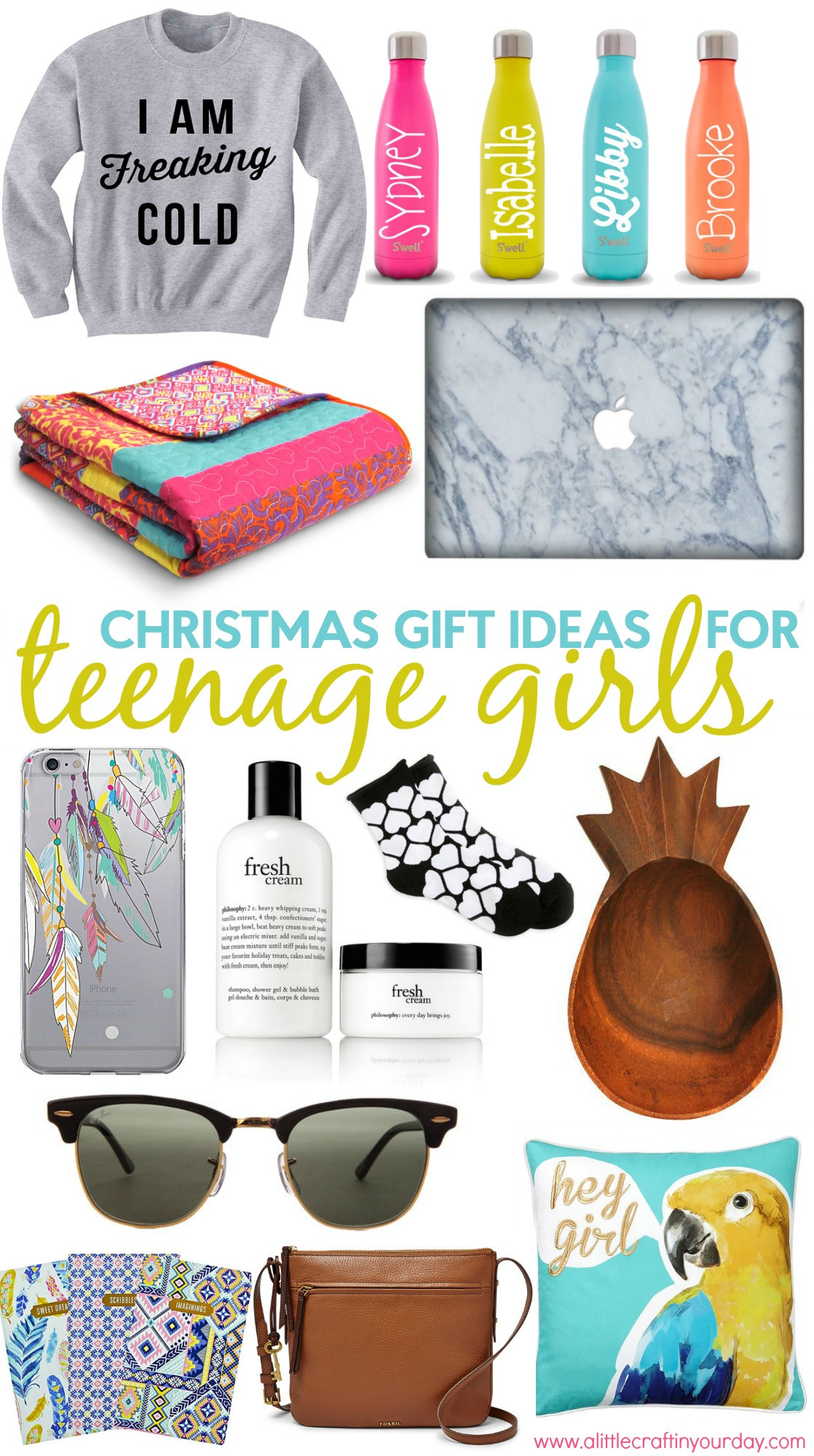 Gift Ideas For Young Girls
 Christmas Gift Ideas for Teen Girls A Little Craft In