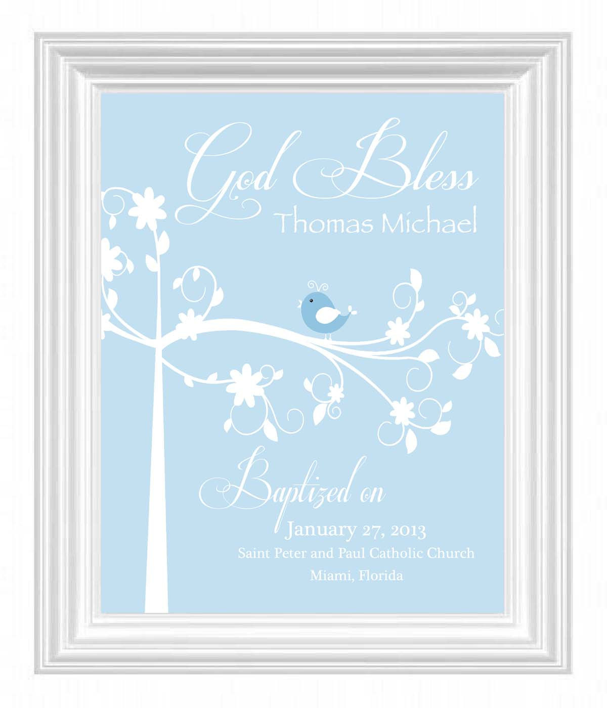 Gifts For Baby Boy Christening
 Christening Gift Baptism Gift Baby Boy Personalized Print