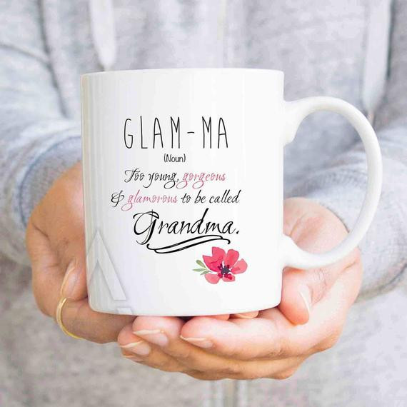 Gifts For Grandmas From Baby
 glamma mug mothers day t for grandma christmas ts for