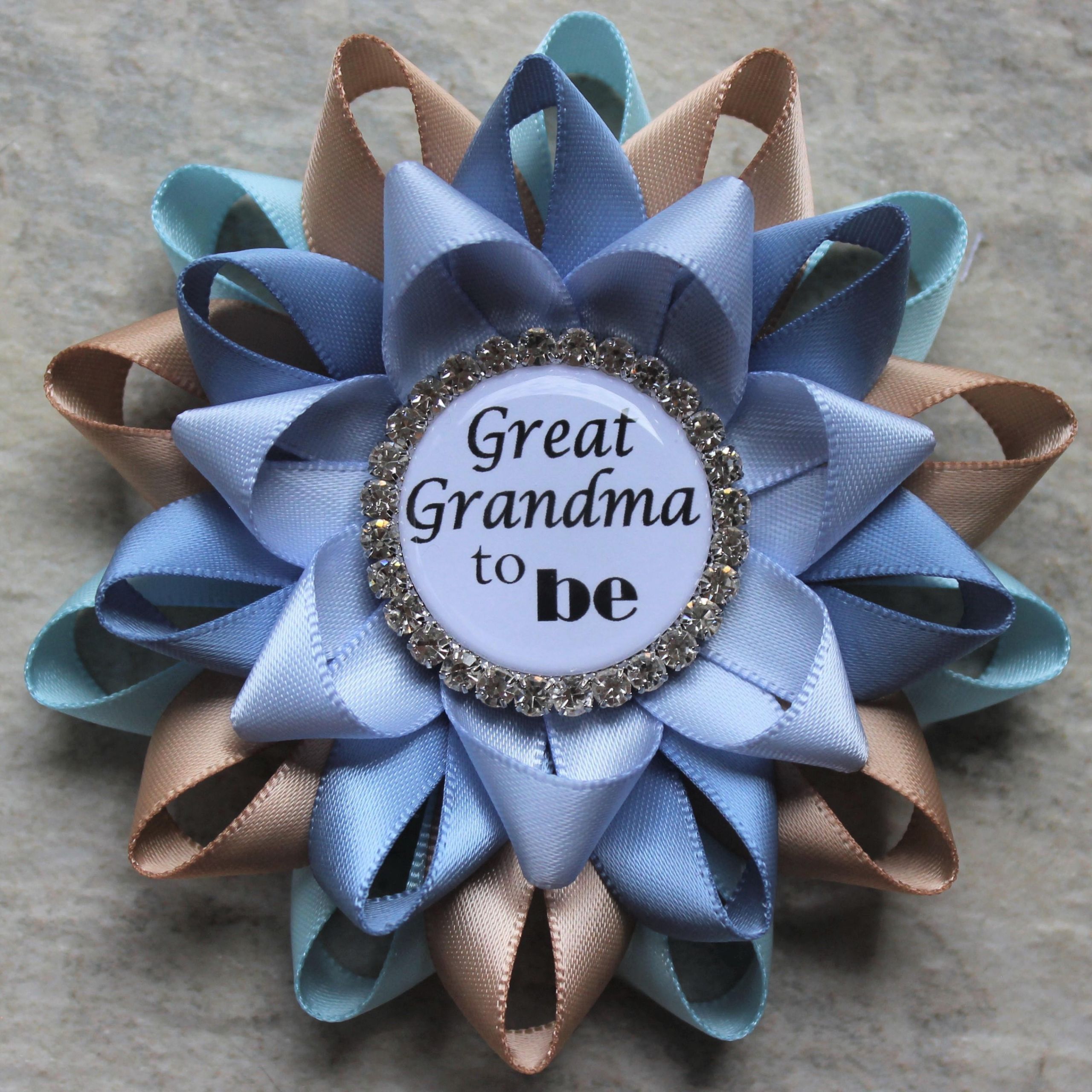 Gifts For Grandmas From Baby
 Great Grandma Pin Grandma Gift Baby Shower Gift New
