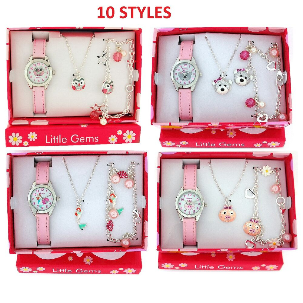 Gifts For Kids Girls
 Ravel Girls Watch & Jewellery Cute Little Gems Children s