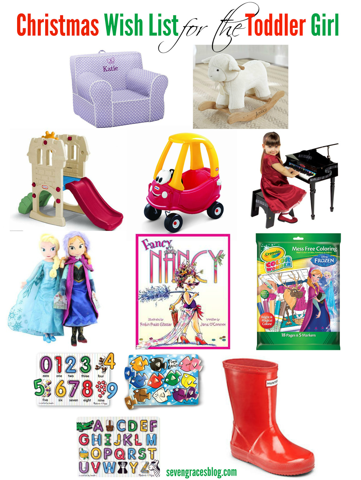 Gifts For Kids Girls
 Christmas Wish List for the Toddler Seven Graces