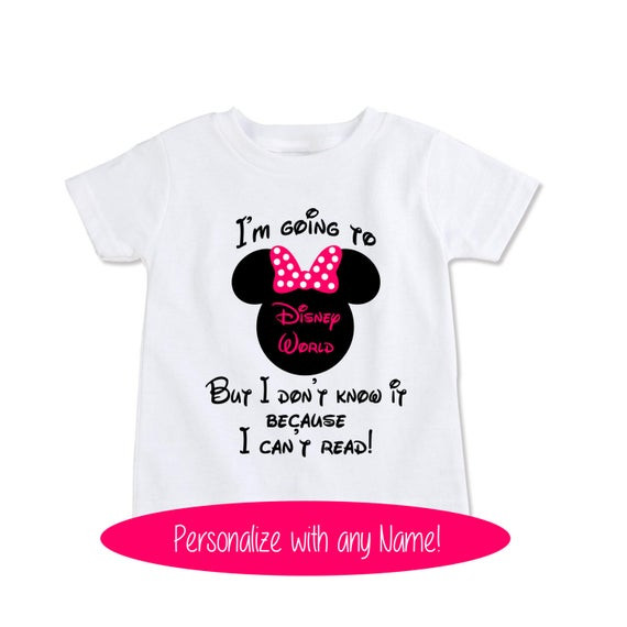 Gifts For Kids Going To Disney
 Going to Disney Custom Kids t shirt family vacation by