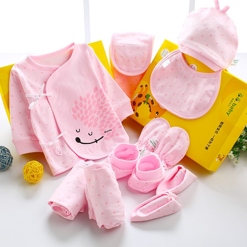 Gifts For Newly Born Baby
 10pcs set New Born Baby Gift Set Girl Clothes Cotton