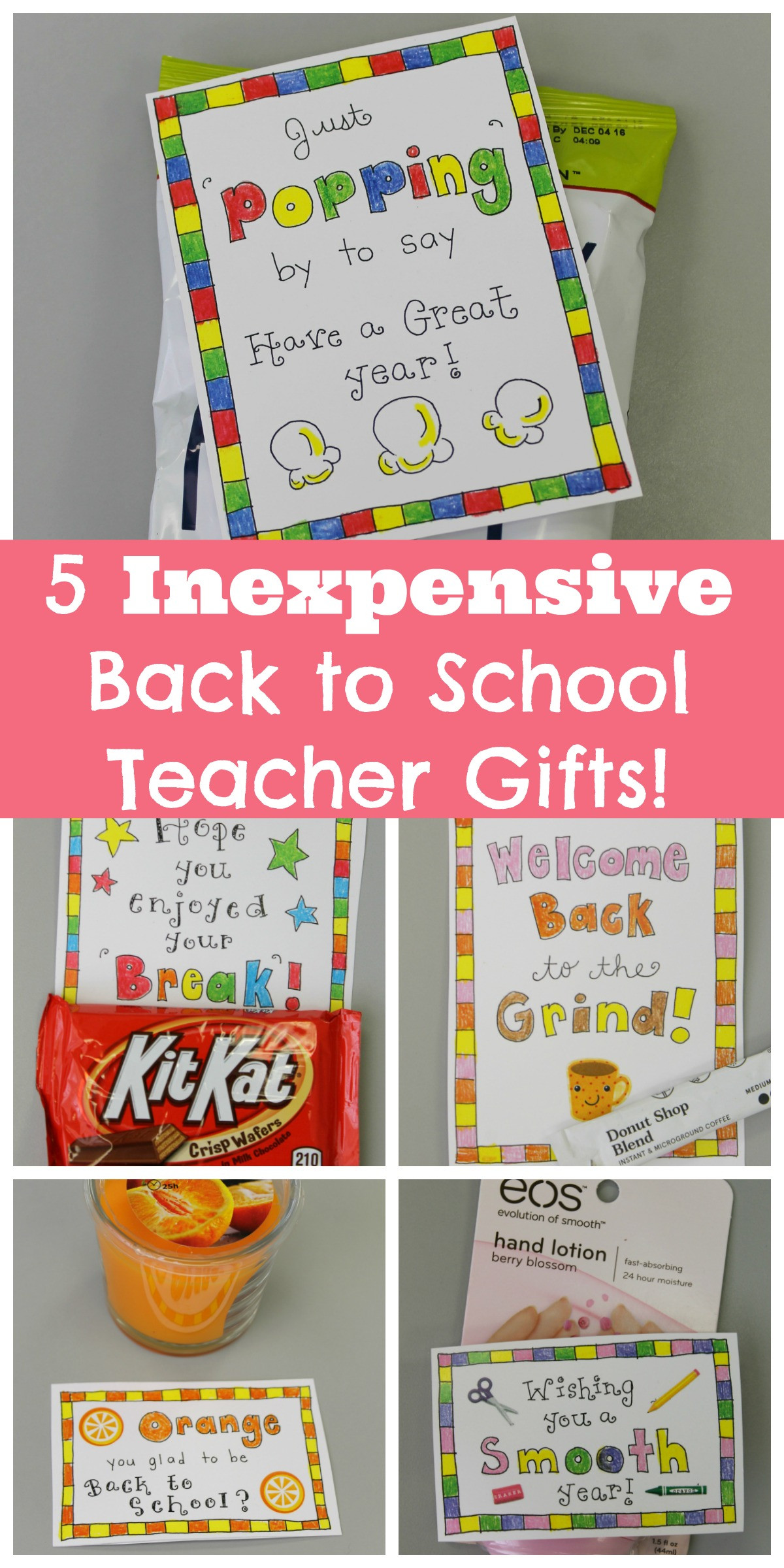 Gifts For School Kids
 5 Inexpensive Back to School Gifts for Teachers FREE