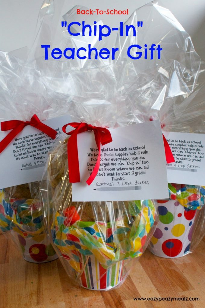 Gifts For School Kids
 Back To School "Chip In" Teacher s Gift with fice Max