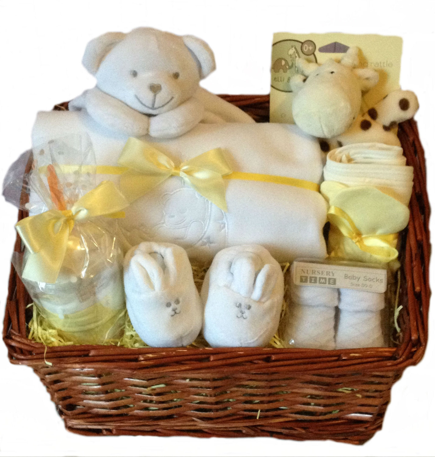 Gifts From Baby
 Neutral baby t hamper Baby Shower Gifts Delivered in