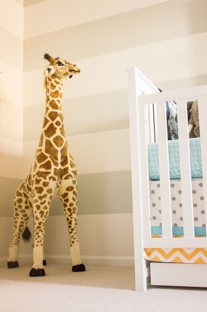 Giraffe Baby Decor
 Grey Aqua Giraffe Nursery Project Nursery