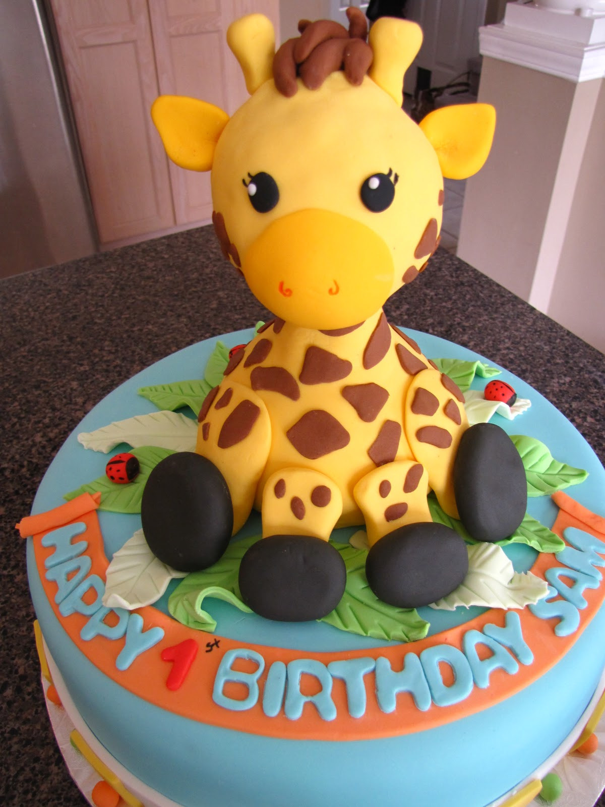 Giraffe Birthday Cake
 Ann Marie s Creative Cakes Giraffe Cake