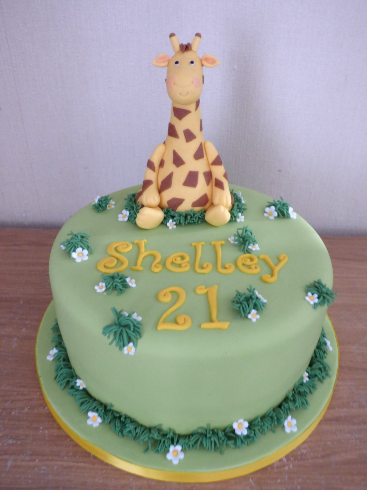 Giraffe Birthday Cake
 Giraffe Birthday Cake Susie s Cakes