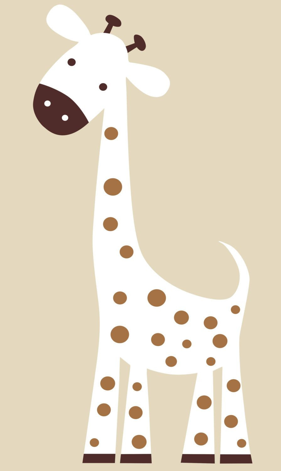 Giraffe Decorations For Baby Room
 Custom Order for Brandi Nursery Wall Decal Giraffe