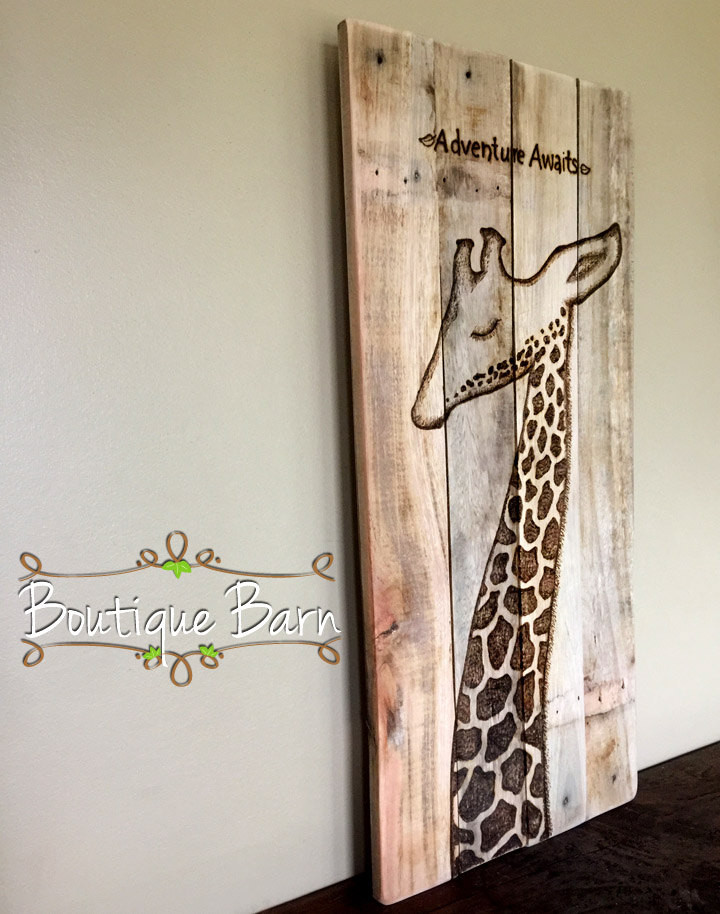 Giraffe Decorations For Baby Room
 Giraffe Modern Baby Nursery Giraffe Wall Decor Safari Room