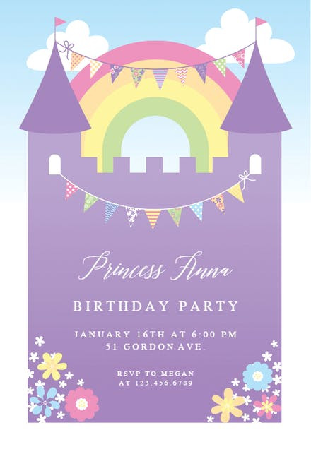 Girl Birthday Party Invitations
 Girls Birthday Invitation Templates Free