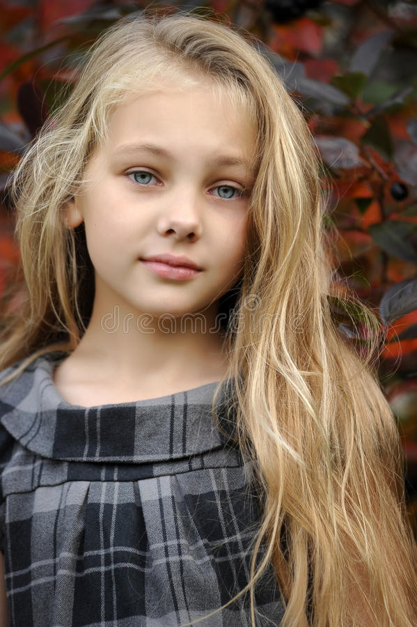 Girl Blonde Hairstyles
 Beautiful Blonde Girl With Long Hair Stock Image