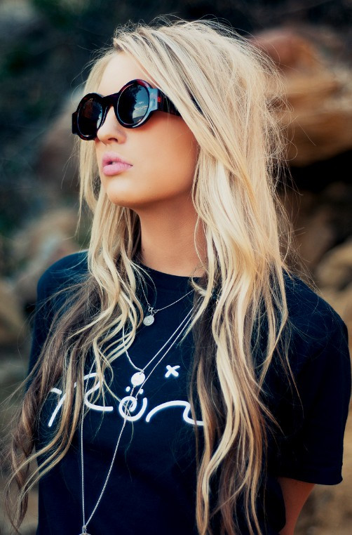 Girl Blonde Hairstyles
 Girls Hair Ideas Long Blonde & Tousled with Beautiful