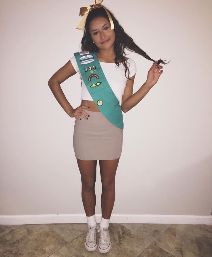 Girl Scout Halloween Party Ideas
 College costume Halloween girl Girl Scout diy