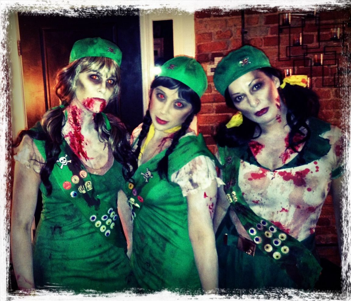 Girl Scout Halloween Party Ideas
 Our hand crafted Girl Scout Zombie Troop Costumes and
