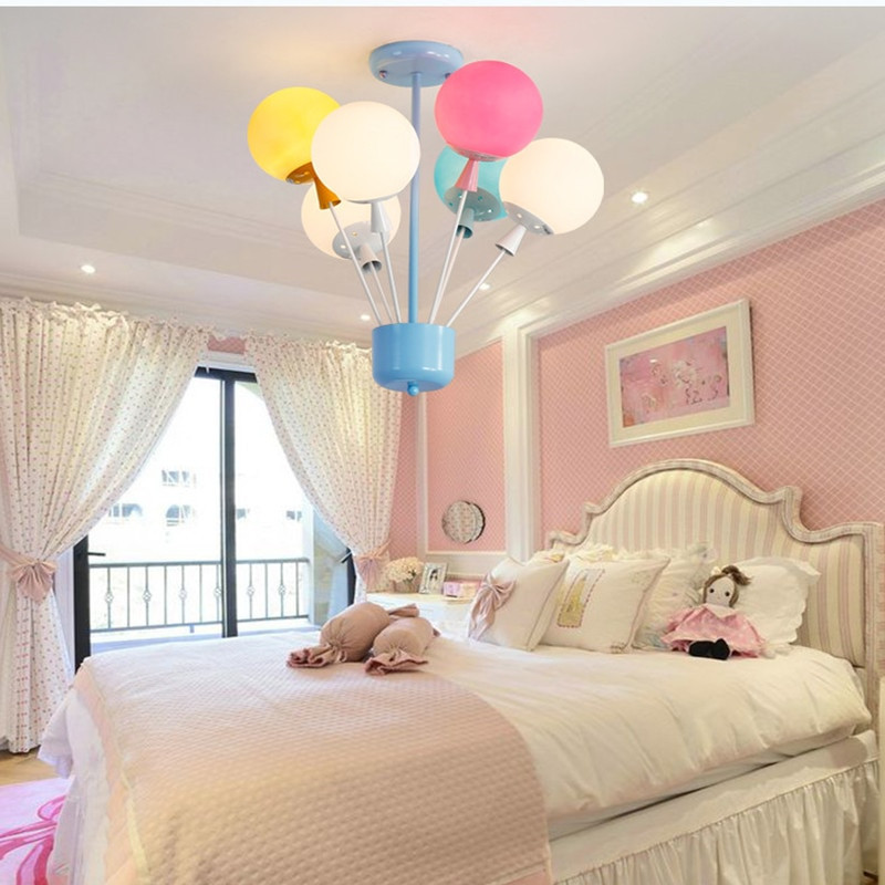 Girls Bedroom Lights
 Lovely Kid s Room Colorful Balloons Pendant Light Fashion