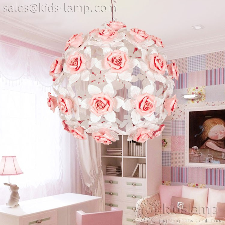 Girls Bedroom Lights
 ceramic flower pendant lamps Girl’s bedroom decoration