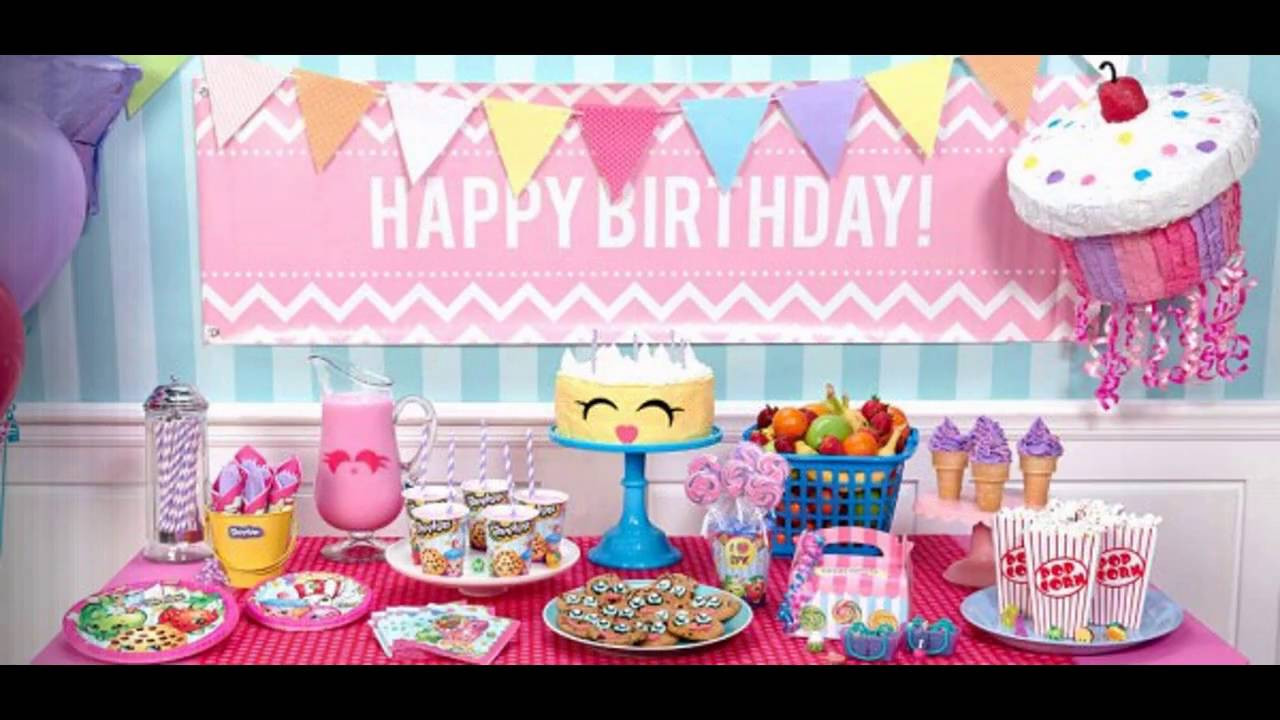 Girls Birthday Party
 Girls birthday party themed decorating ideas