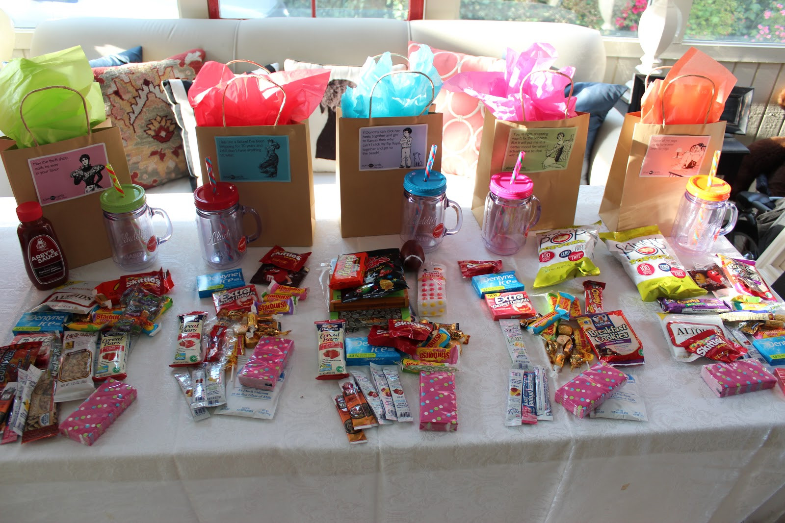 Girls Gift Bag Ideas
 Girls Weekend Goody Bags Southern State of Mind Blog by