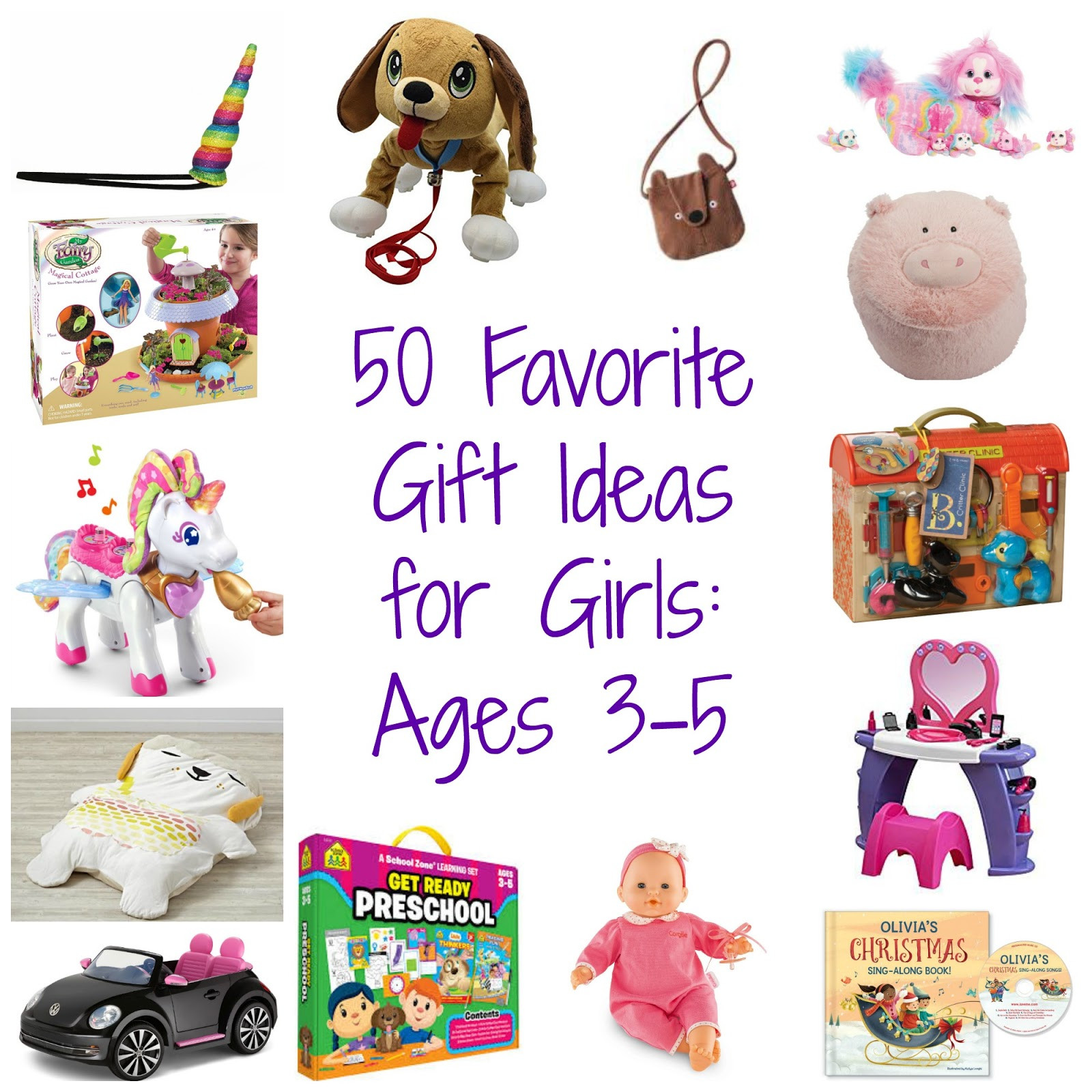 Girls Gift Ideas Age 5
 50 Favorite Gift Ideas for Girls Ages 3 5 The Chirping Moms