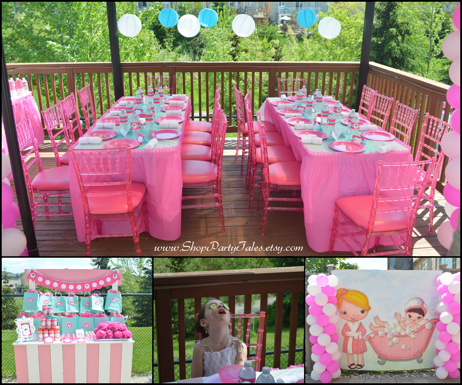 Girls Spa Birthday Party Ideas
 Party Tales Girl Parties