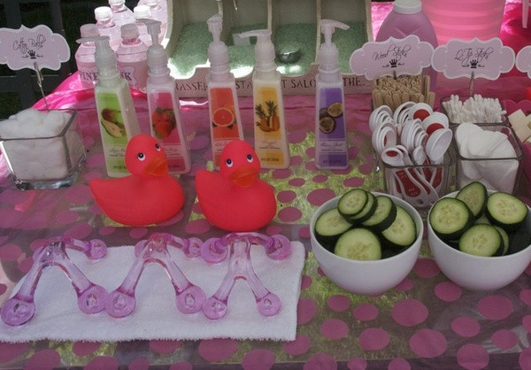 Girls Spa Birthday Party Ideas
 All Things Bright and Beautiful  Spa Party with the Girls