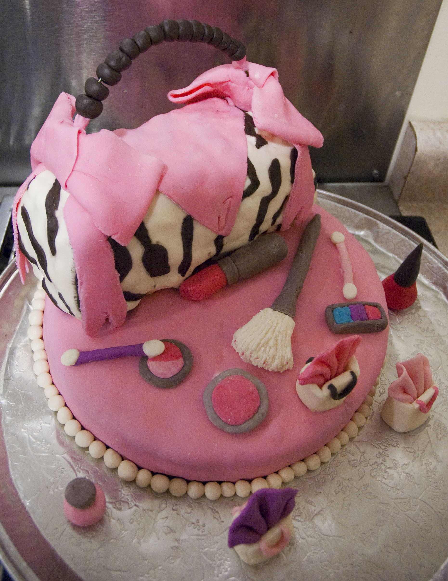 Girly Birthday Cakes
 Girly Purse Cake