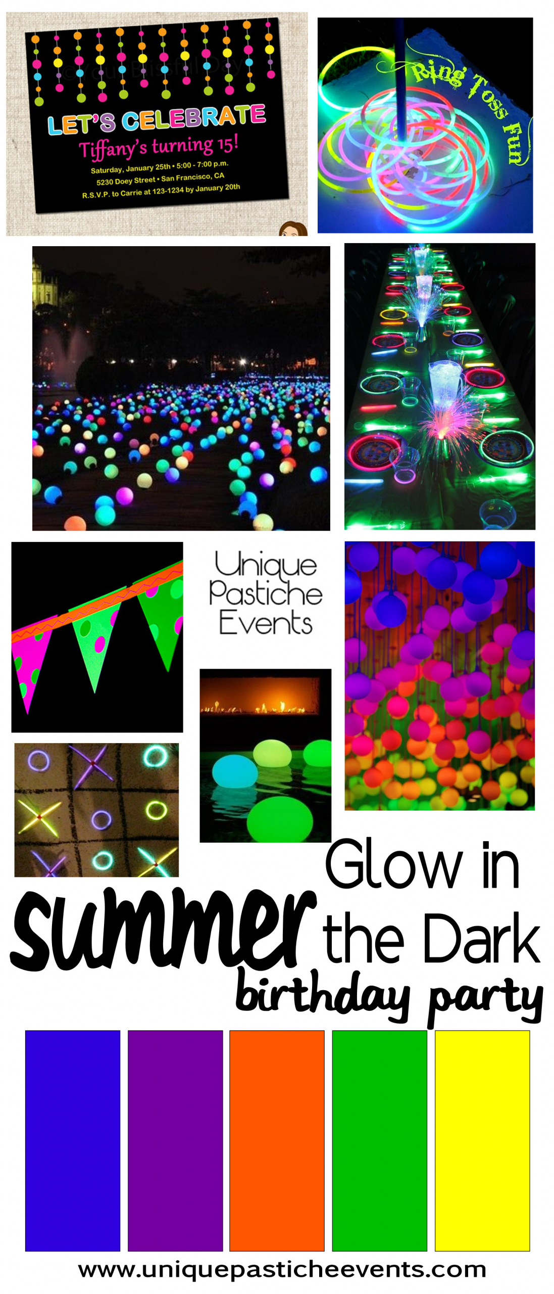 Glow In The Dark Ideas For A Birthday Party
 Glow in the Dark Kids Birthday Party Ideas