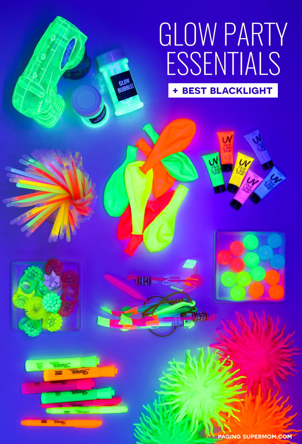 Glow In The Dark Ideas For A Birthday Party
 Glow Party Ideas Ultimate Guide How to Throw a Black