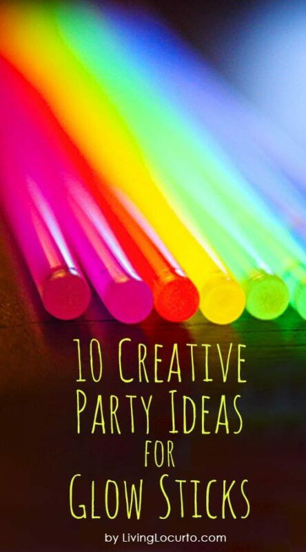 Glow Stick Birthday Party Ideas
 10 Creative Party Ideas for Glow Sticks