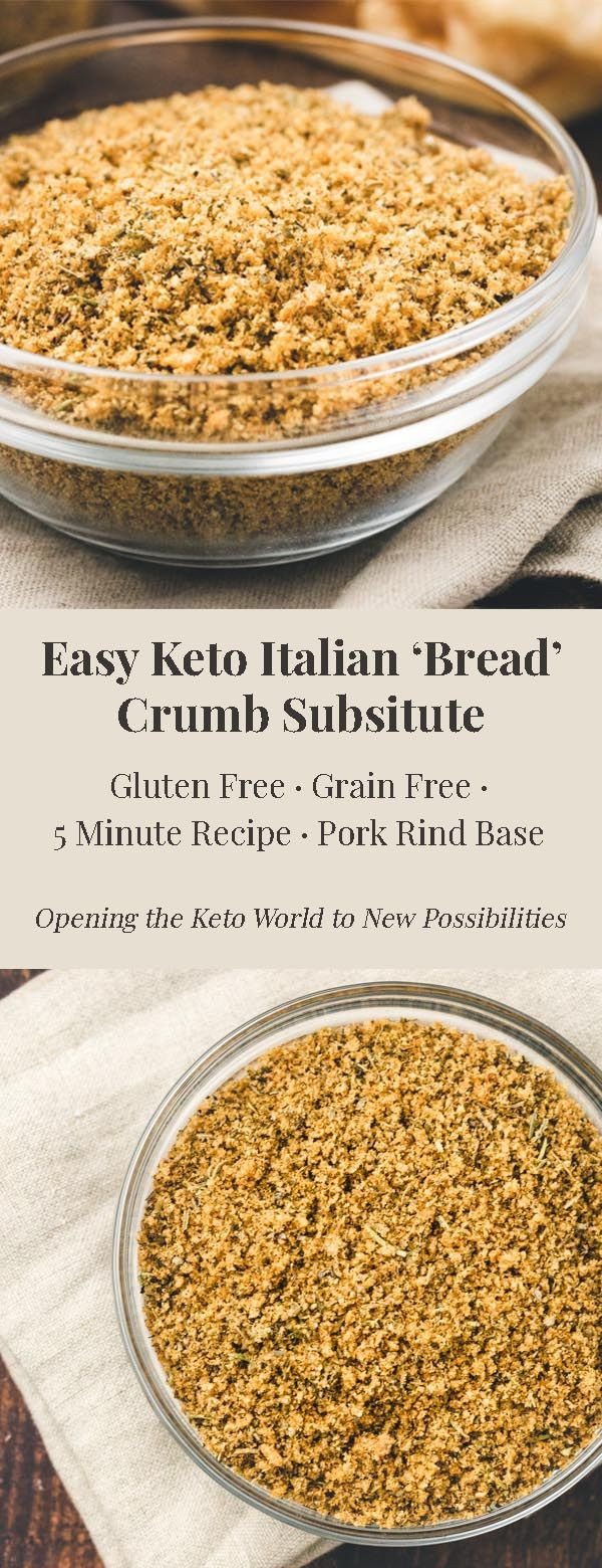 Gluten Free Bread Crumbs Recipe
 Keto Italian Bread Crumbs Recipe
