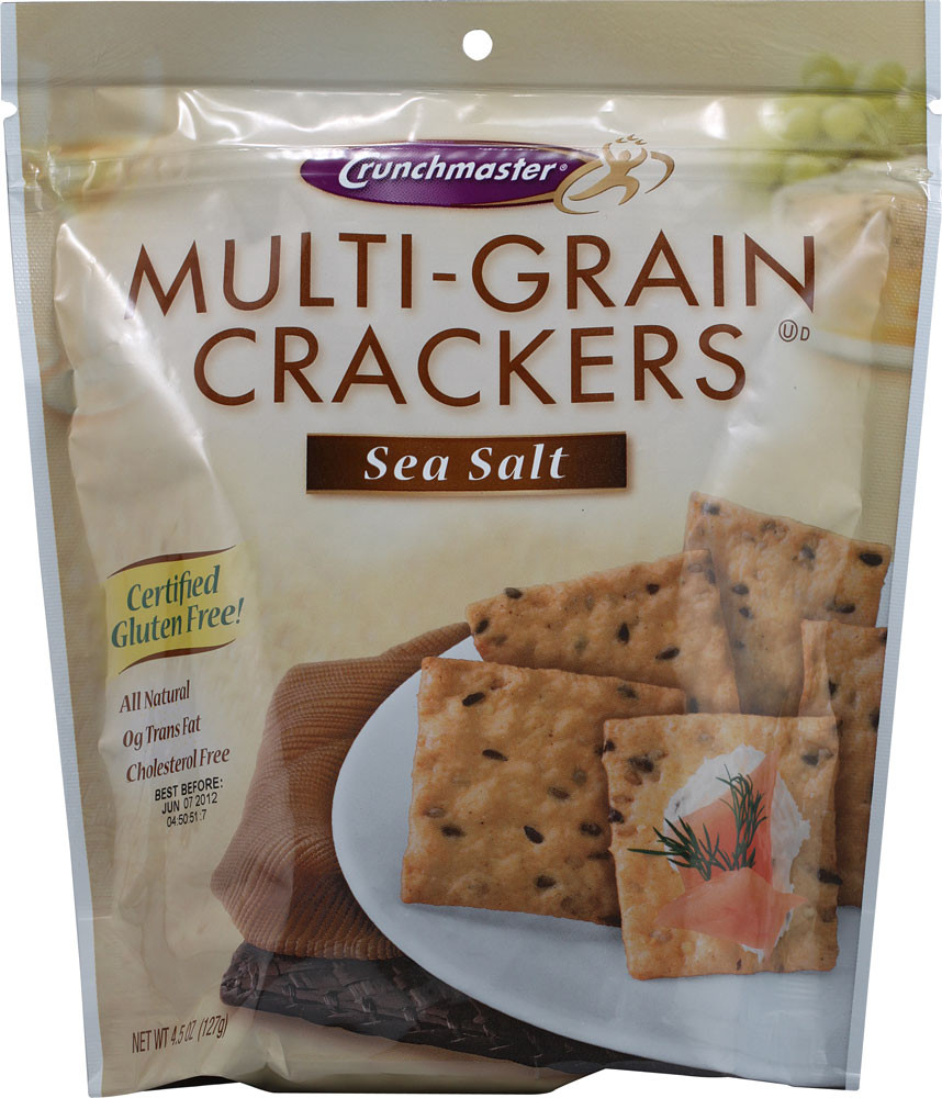 Gluten Free Crackers
 Crunch Master Multi Grain Crackers Gluten Free Sea Salt 4
