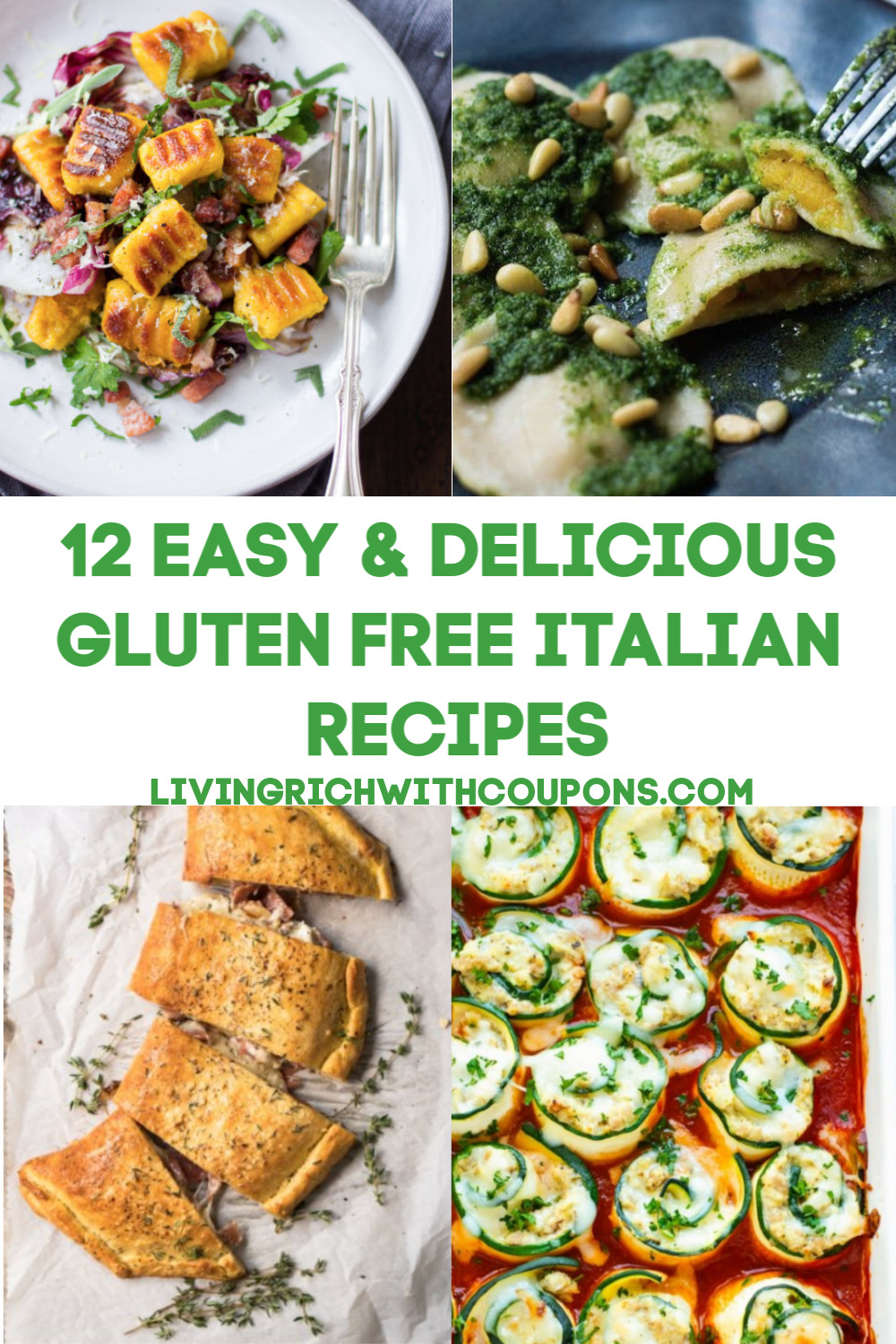 Gluten Free Italian Recipes
 12 Easy & Delicious Gluten Free Italian Recipes