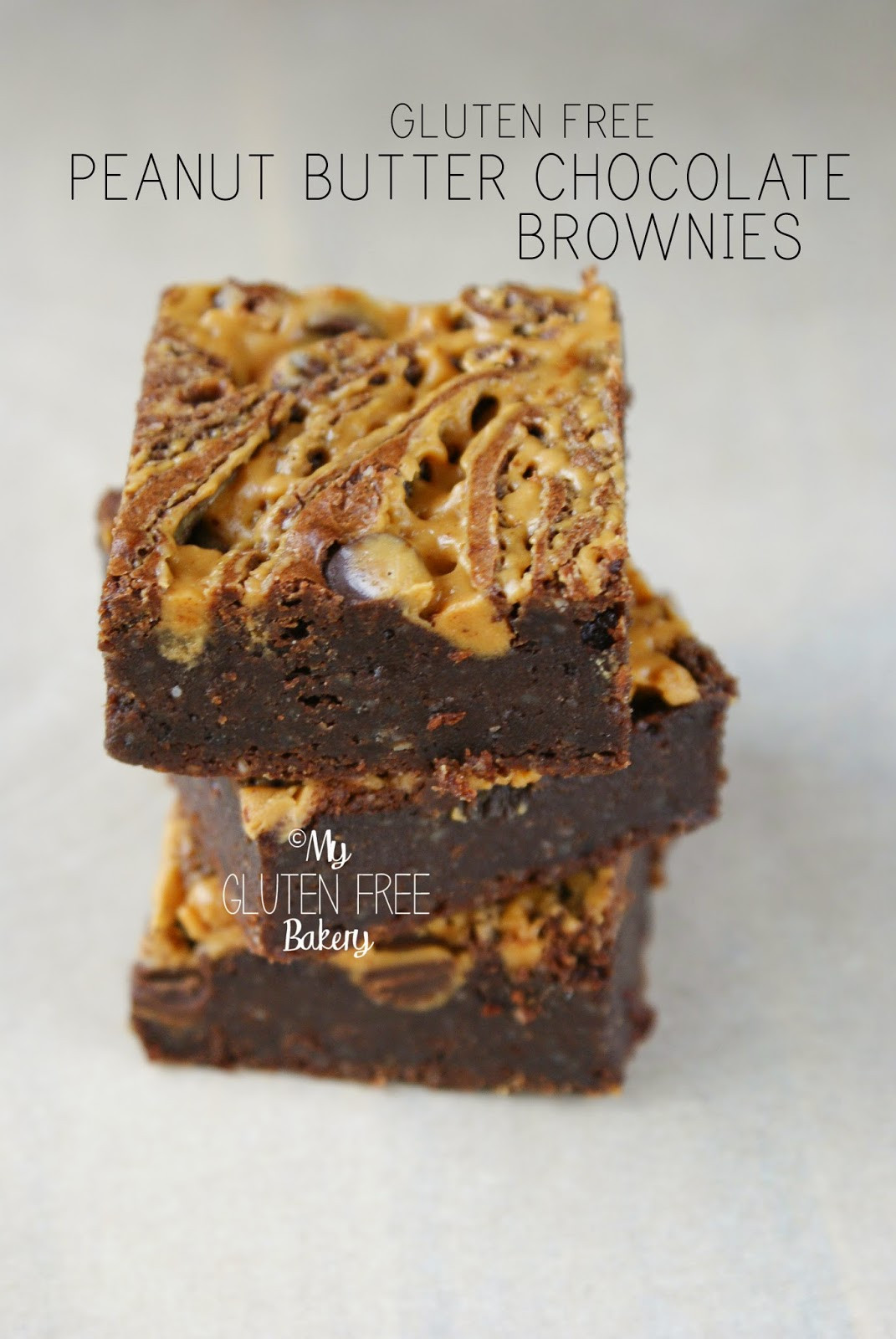 Gluten Free Peanut Butter Brownies
 My Gluten Free Bakery Gluten Free Dark Chocolate Fudgy