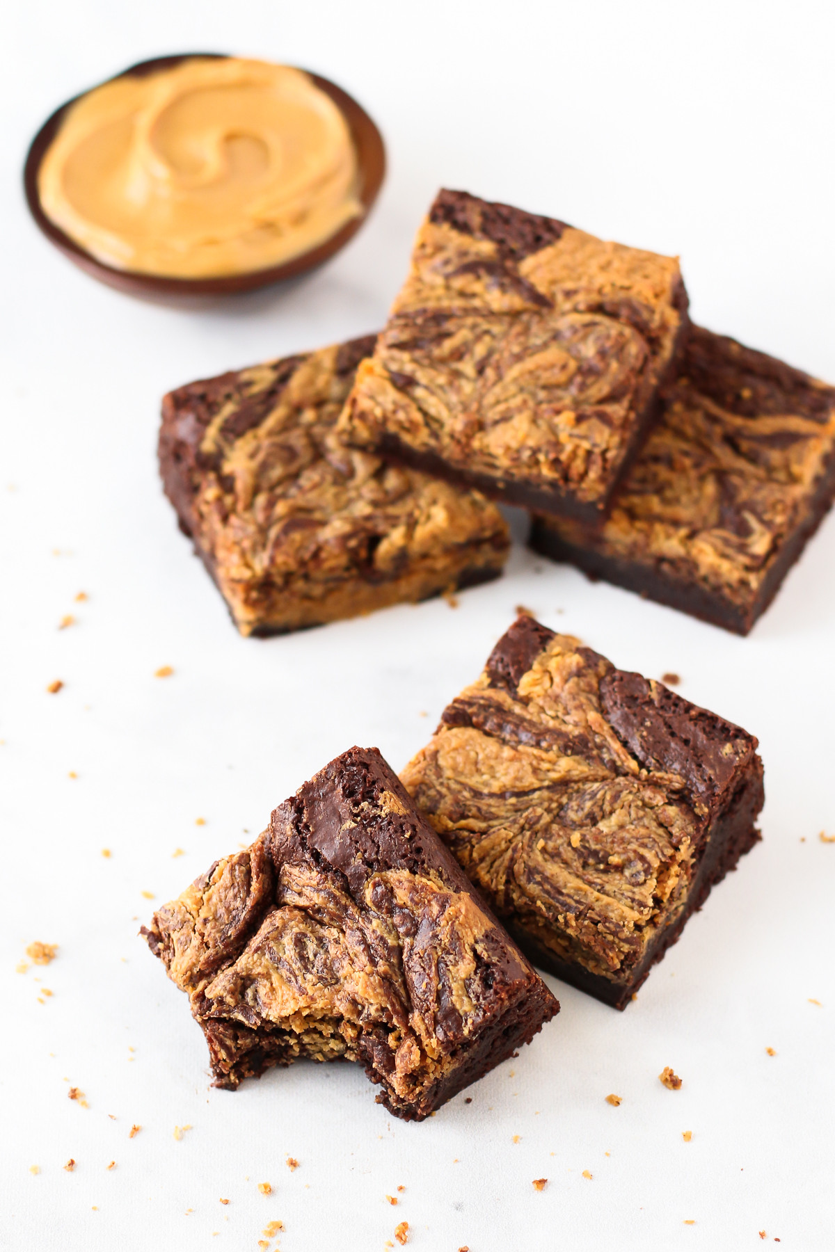 Gluten Free Peanut Butter Brownies
 gluten free vegan peanut butter swirl brownies Sarah