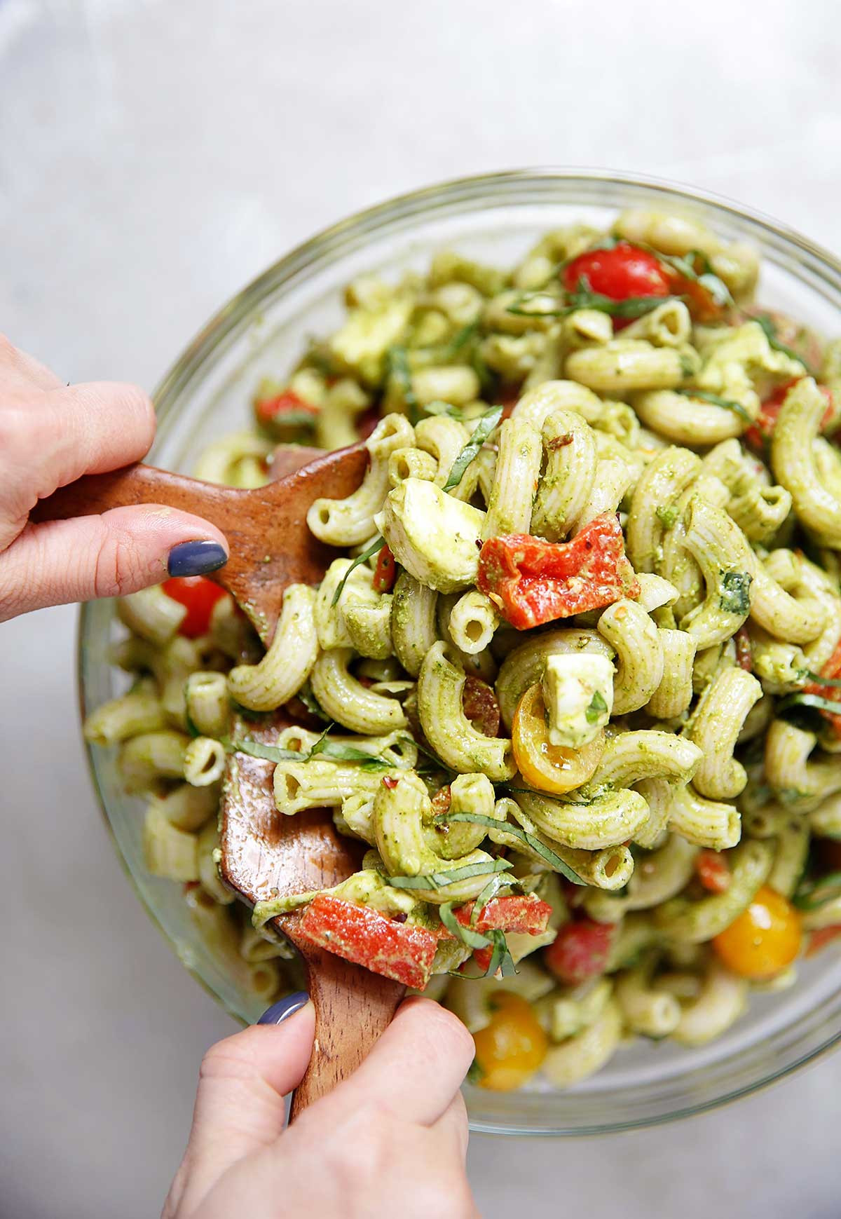 Gluten Free Side Dishes Summer
 Caprese Pesto Pasta Salad Lexi s Clean Kitchen
