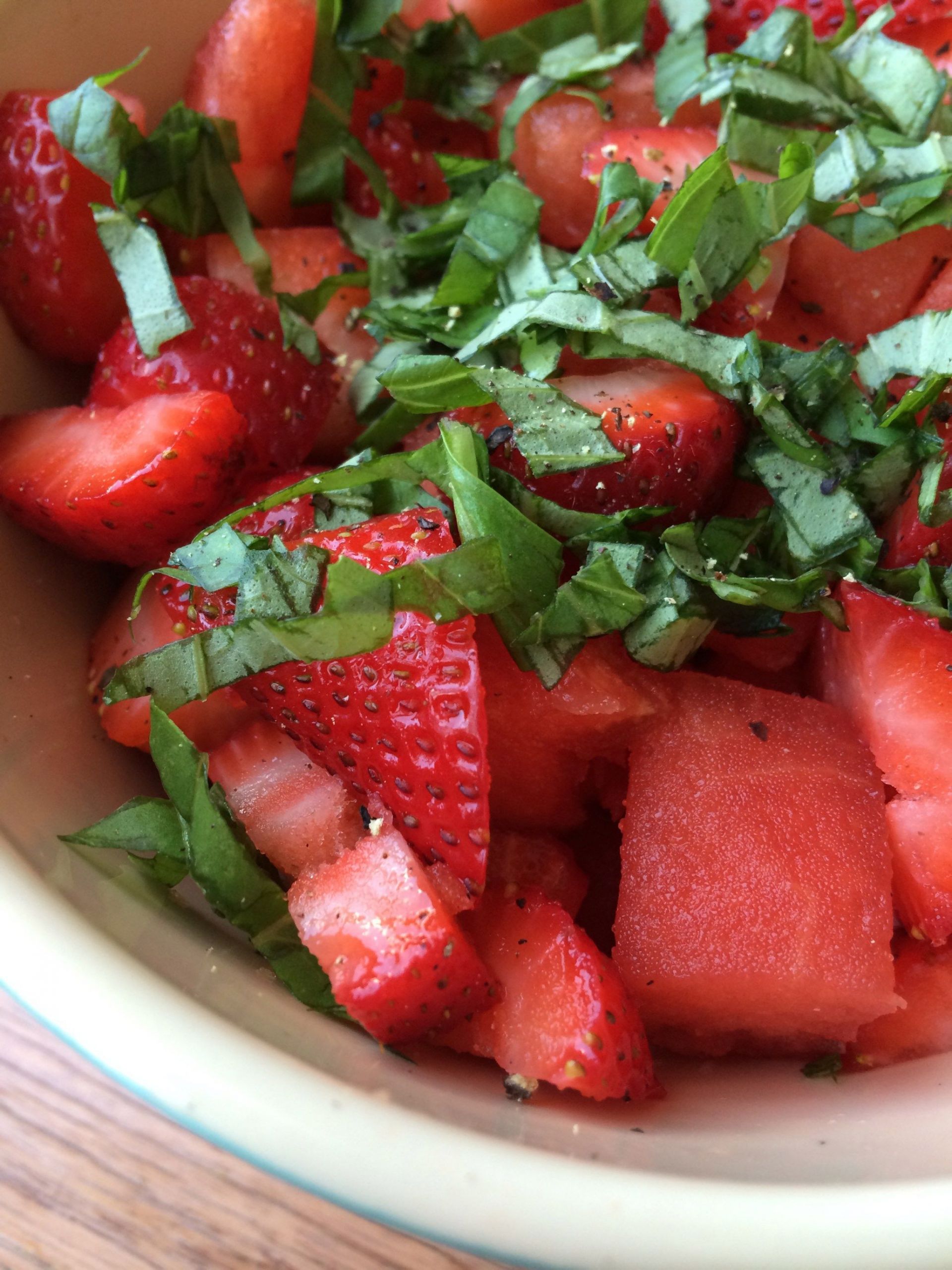 Gluten Free Side Dishes Summer
 Strawberry Watermelon Basil Side Salad Recipe