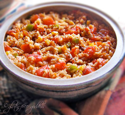 Gluten Free Spanish Rice
 Gluten Free Goddess Recipes Gluten Free Spanish Rice Bake