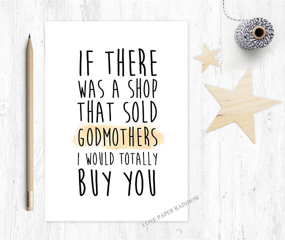 Godmother Quotes
 godmother card funny godmother card godmother quote