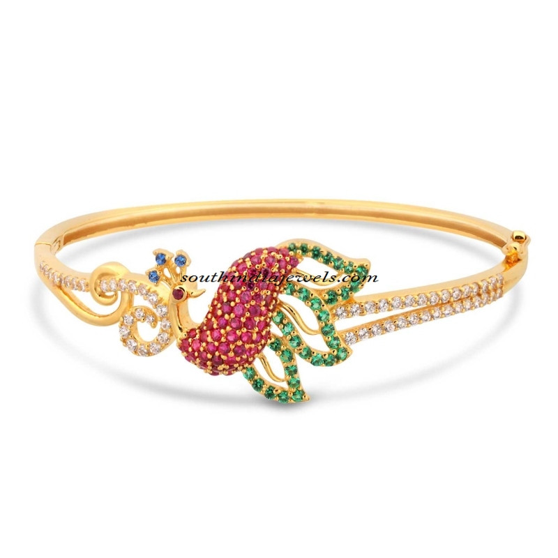 Gold Bracelet For Women
 Gold Bracelets for women South India Jewels