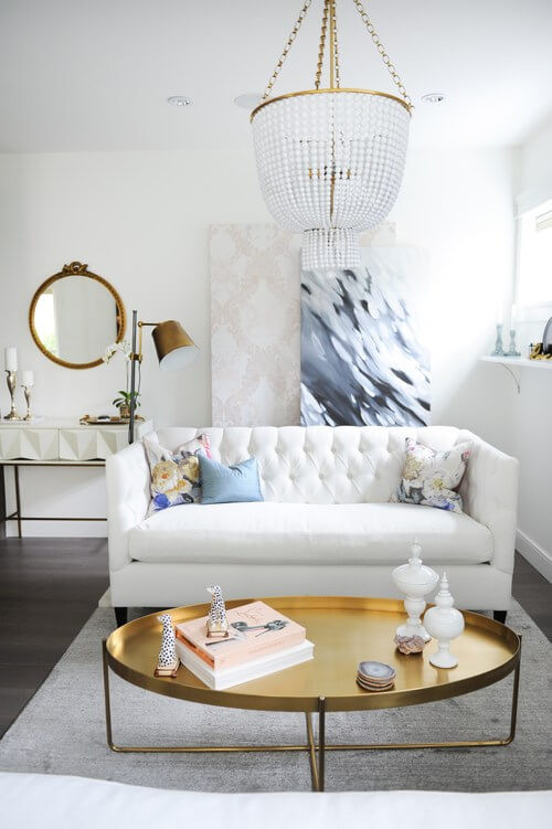 Gold Living Room Table
 Style Your Living Room with These 7 Coffee Tables