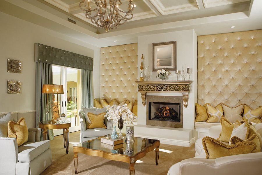Gold Walls Living Room
 Feast for the Senses 25 Vivacious Victorian Living Rooms