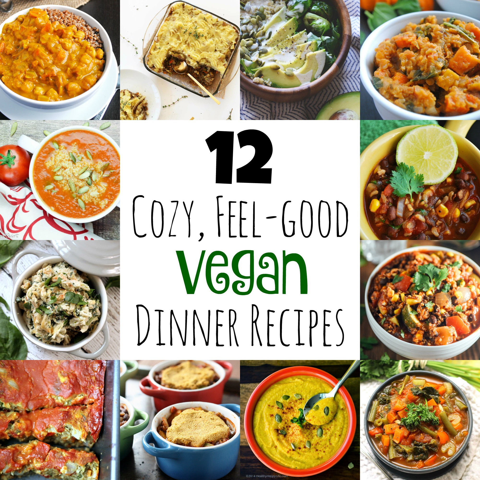 Good Dinners For Two
 12 Cozy Feel Good Vegan Dinner Recipes