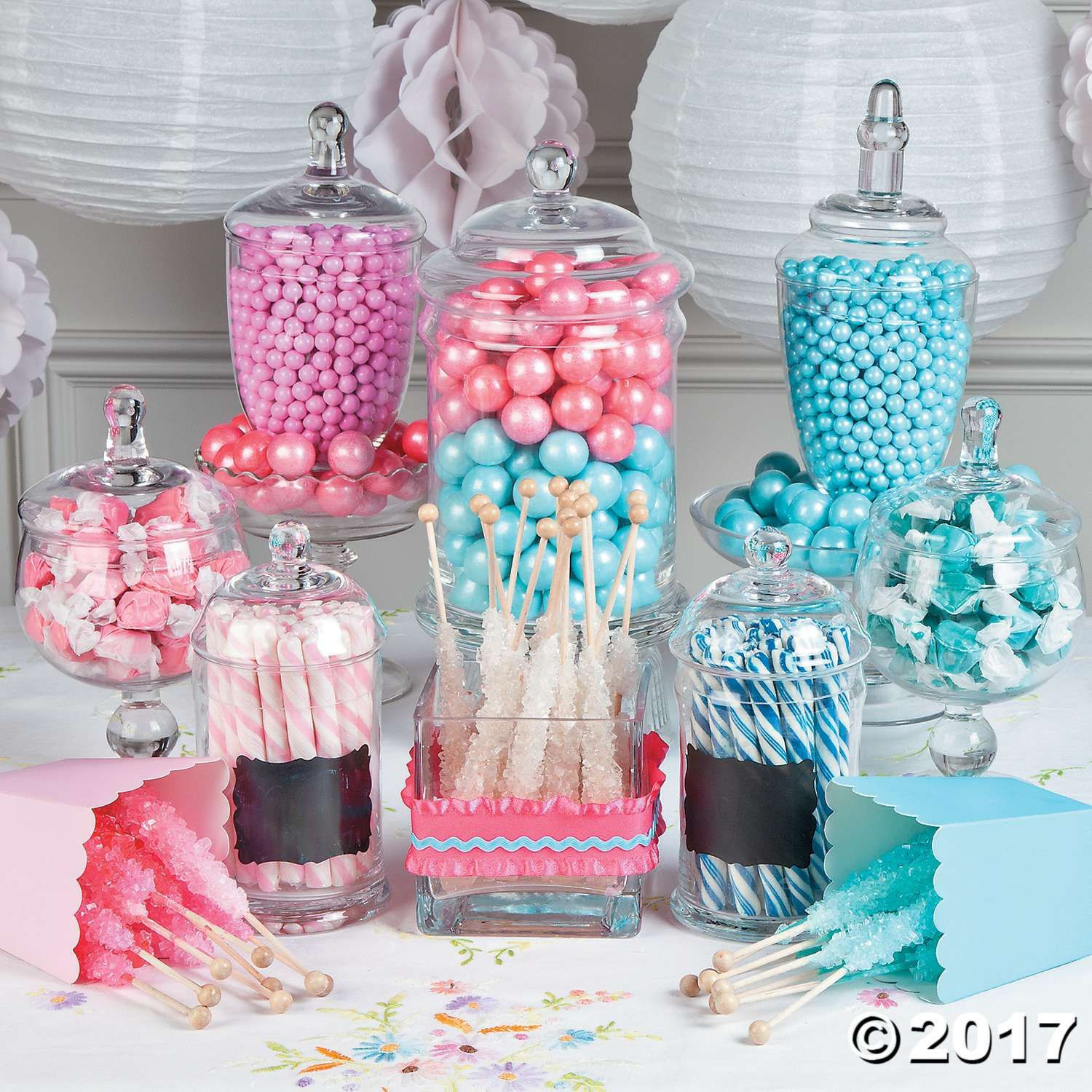 Good Ideas For A Gender Reveal Party
 Gender Reveal Candy Buffet Idea