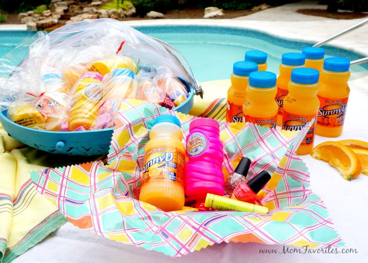 Goodie Bag Ideas For Pool Party
 Fun in the Sun Pool Party Ideas Forks and Folly