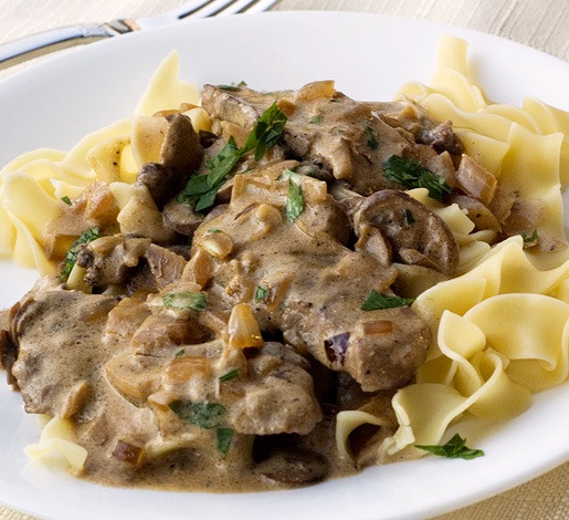 Gourmet Beef Stroganoff
 Classic fort Food Beef Stroganoff The Artful